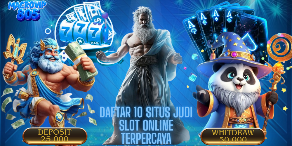 daftar 10 situs judi slot online terpercaya